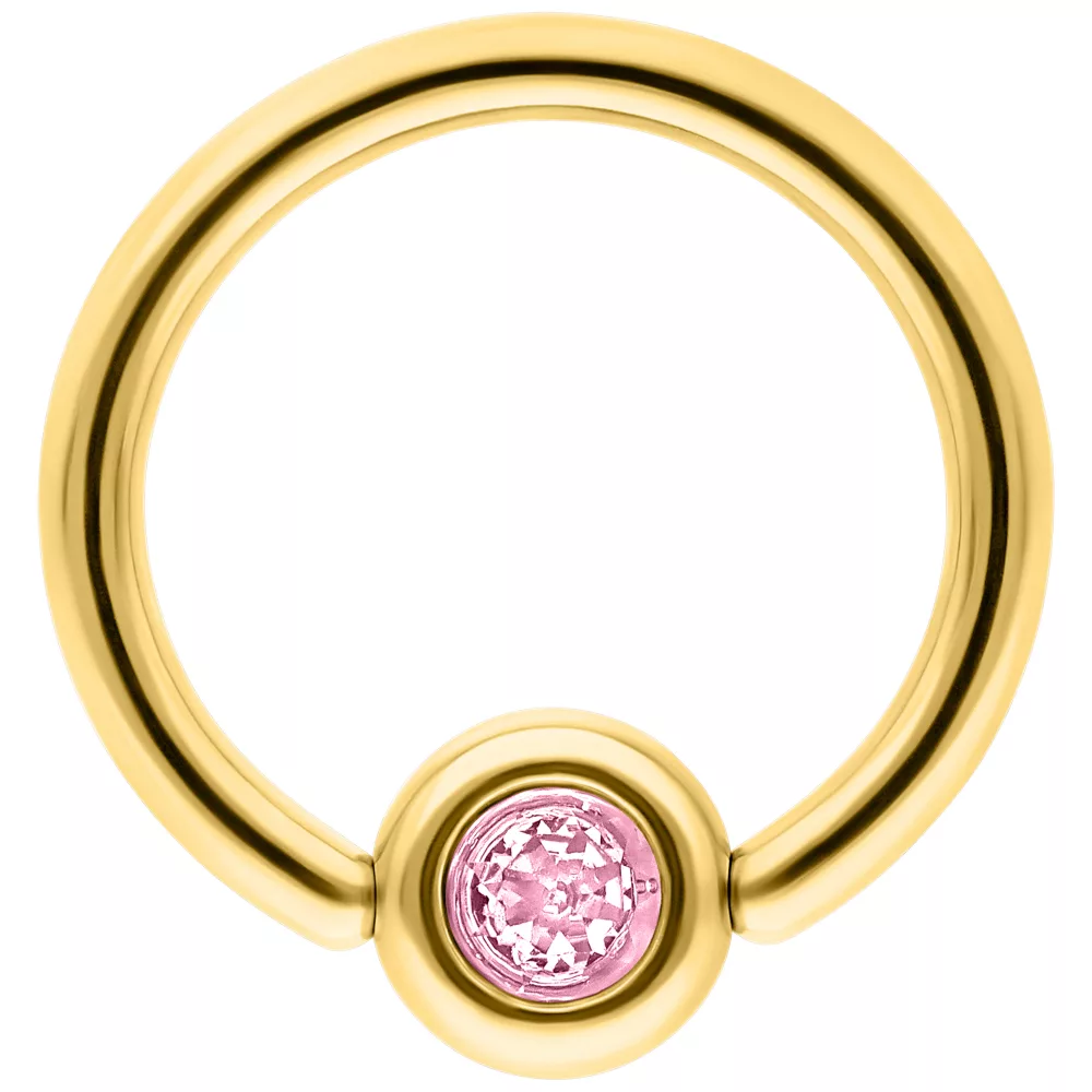 Medi Flat Back Jewelled Clip in Ring