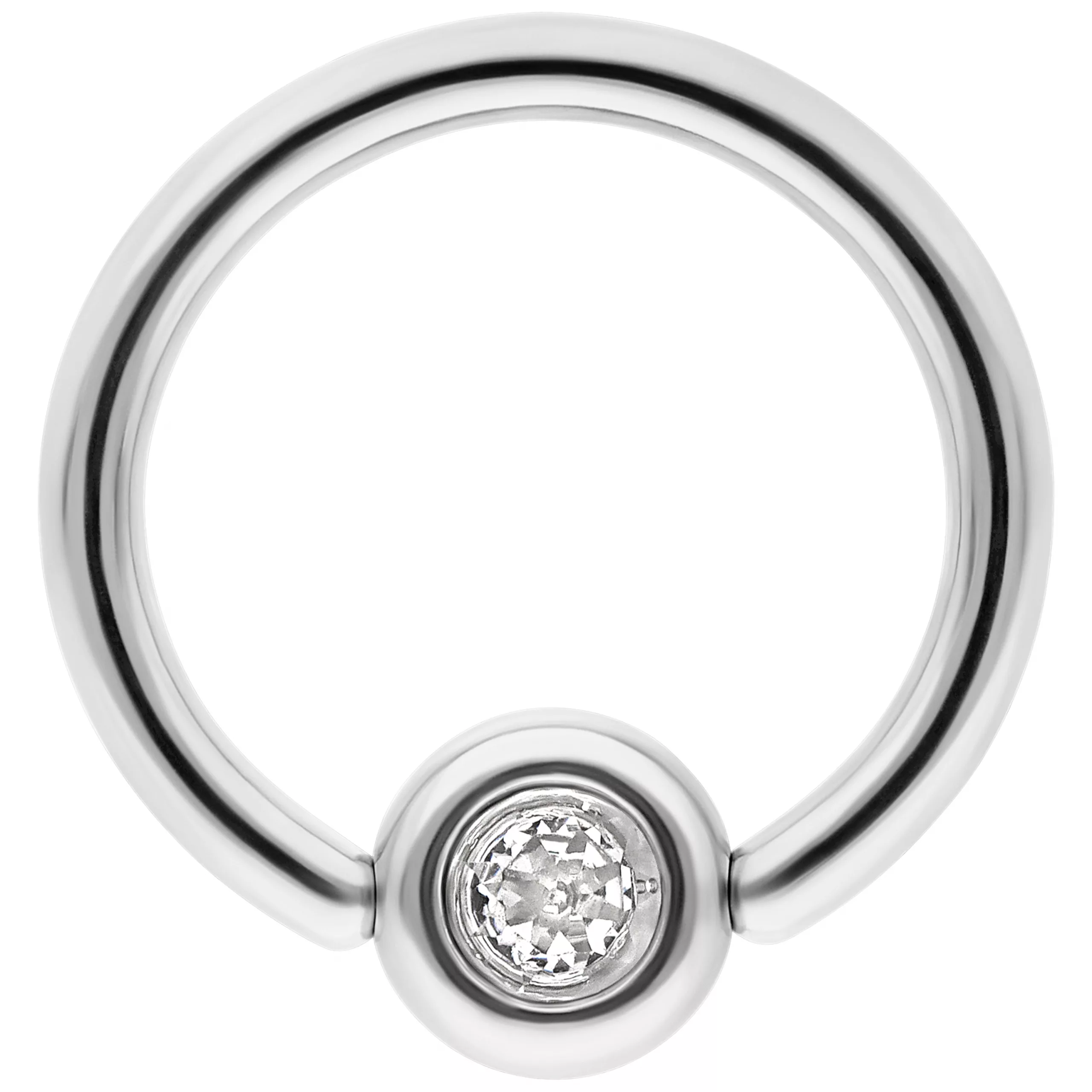 Medi Flat Back Jewelled Clip in Ring Medi Flat Back Jewelled Clip in Ring