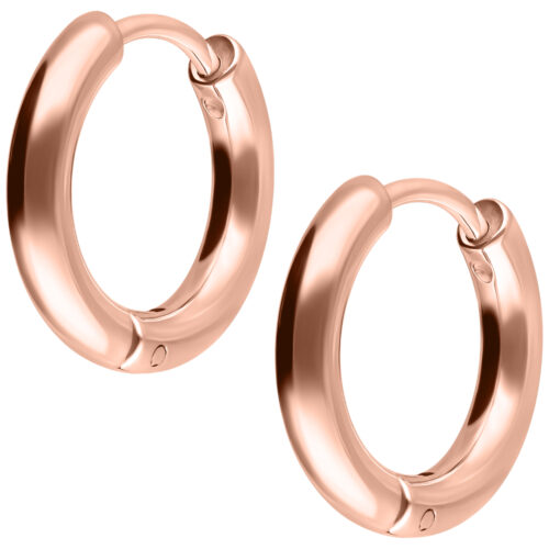 Little Hoops 10 MM - Roségold