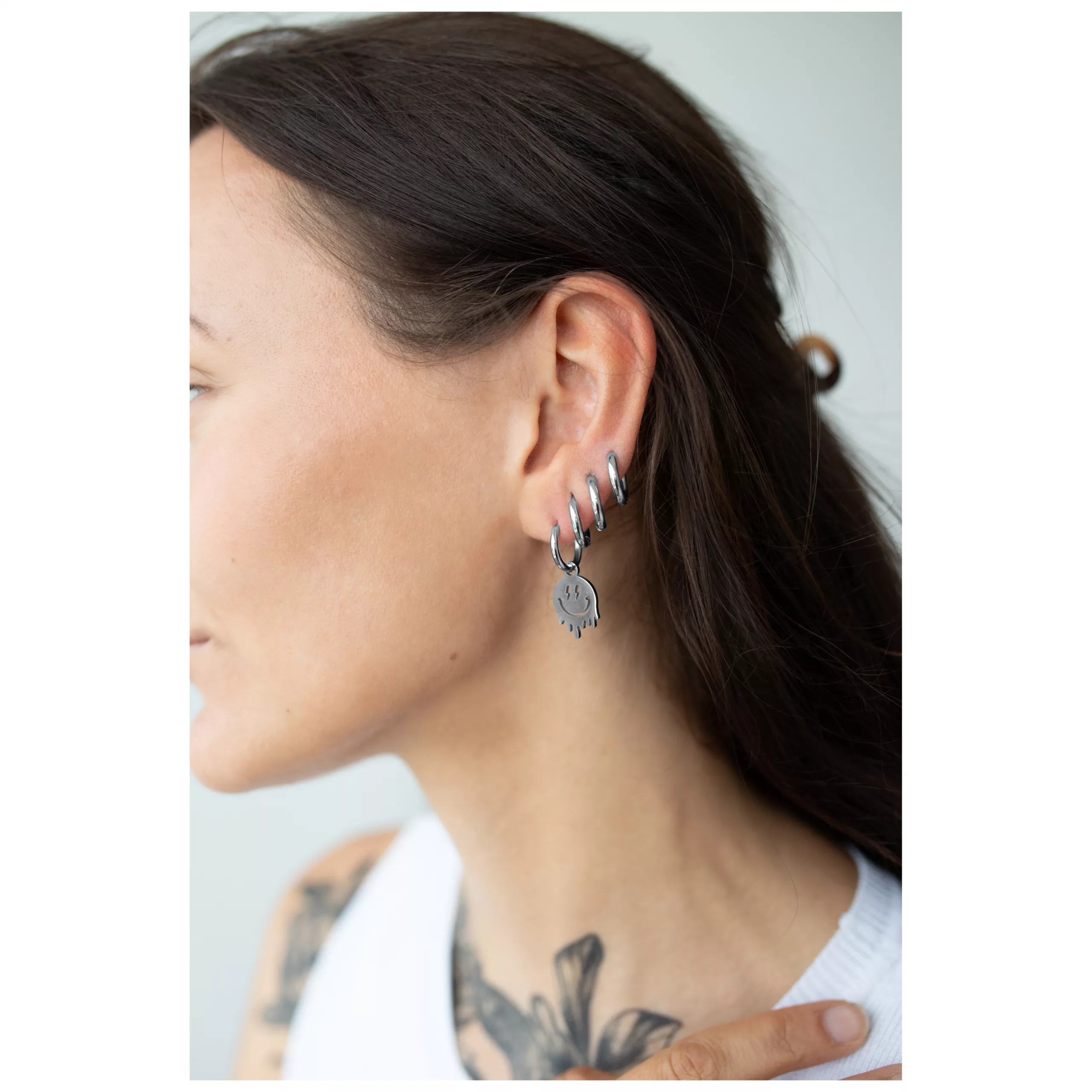 Little Smiley Hoops Little Smiley Hoops