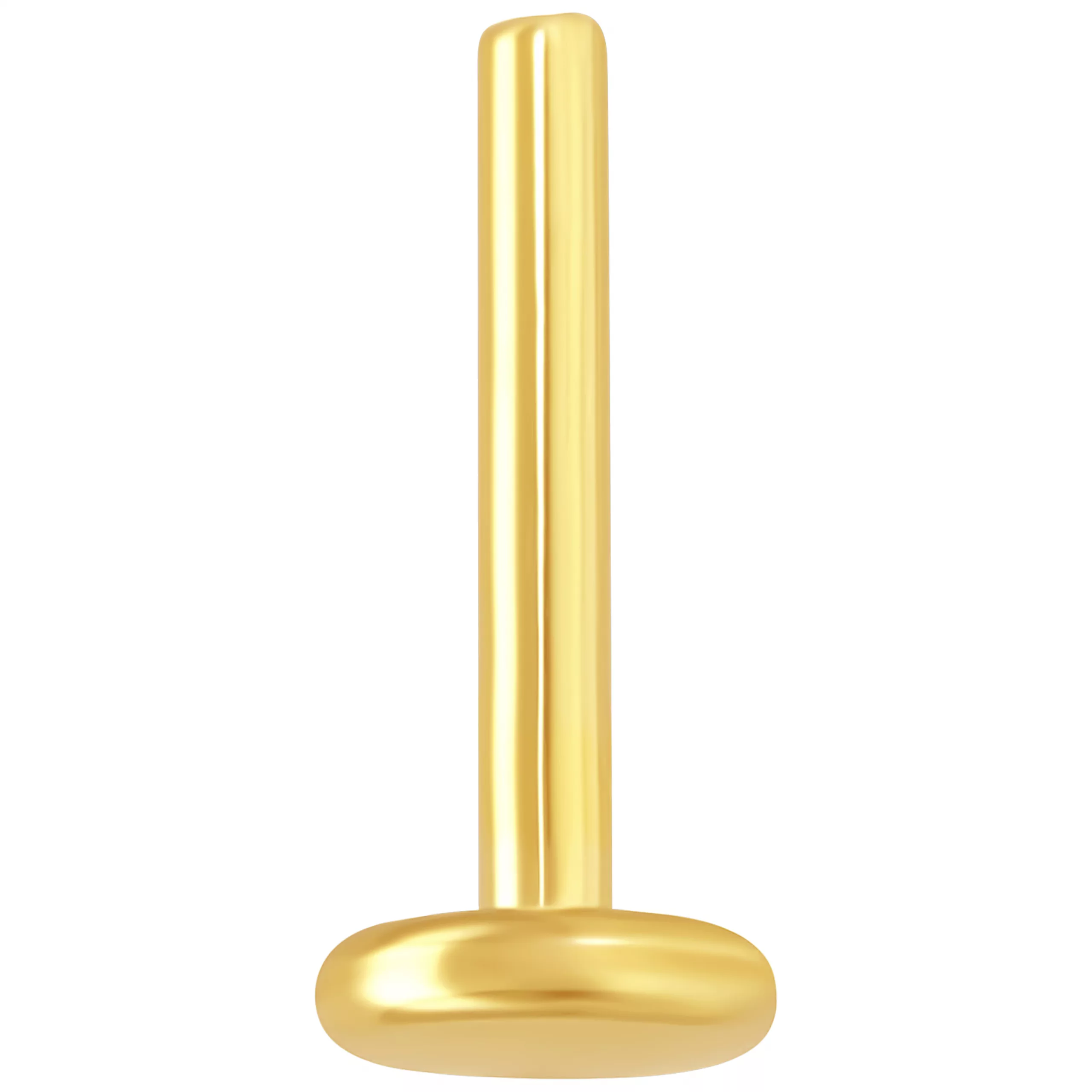 Internally Labret Stud without Attachment 14k Internally Labret Stud without Attachment 14k