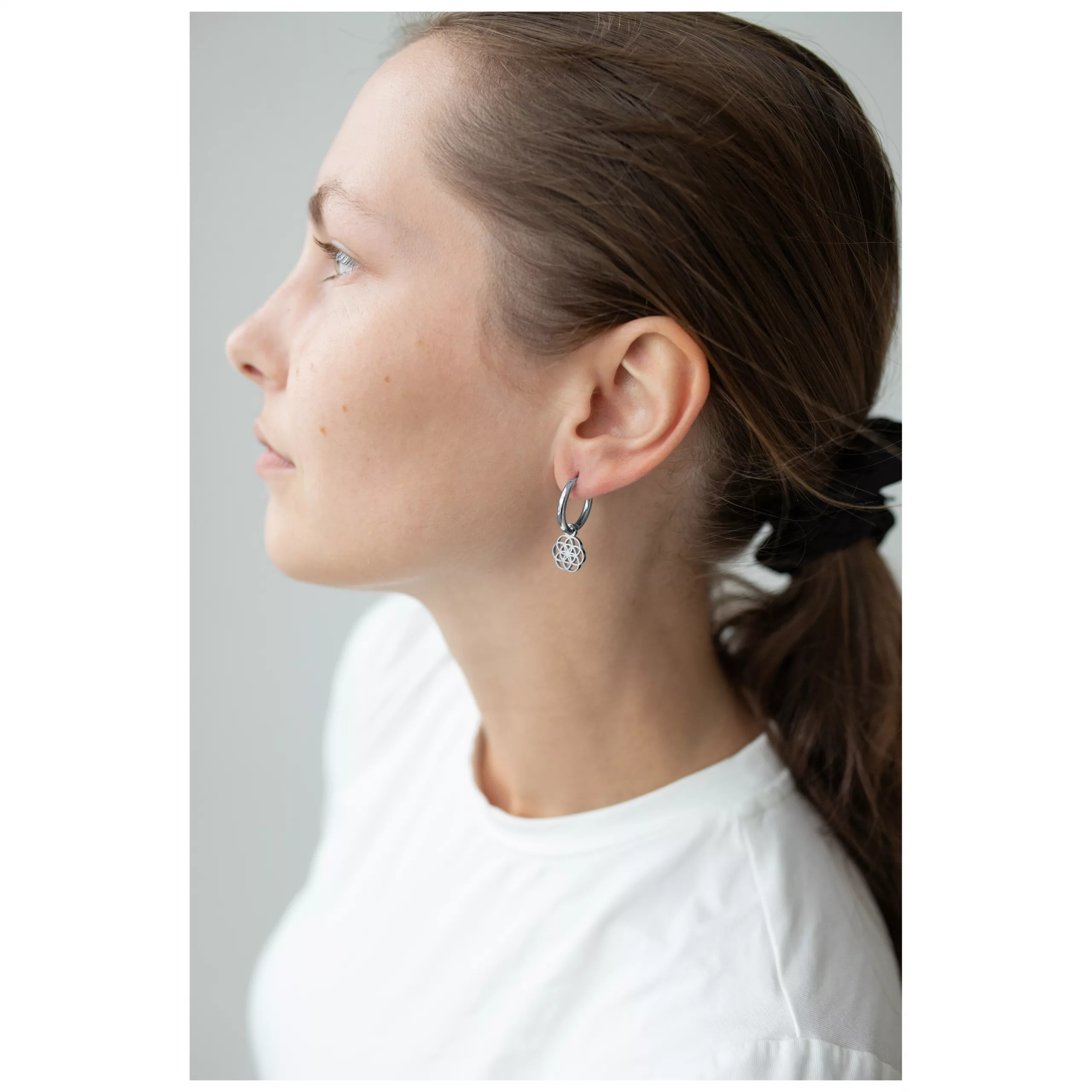 Little Flower of Life Hoops Little Flower of Life Hoops