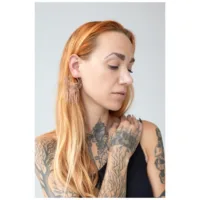 Moth Chain Hoops Moth Chain Hoops