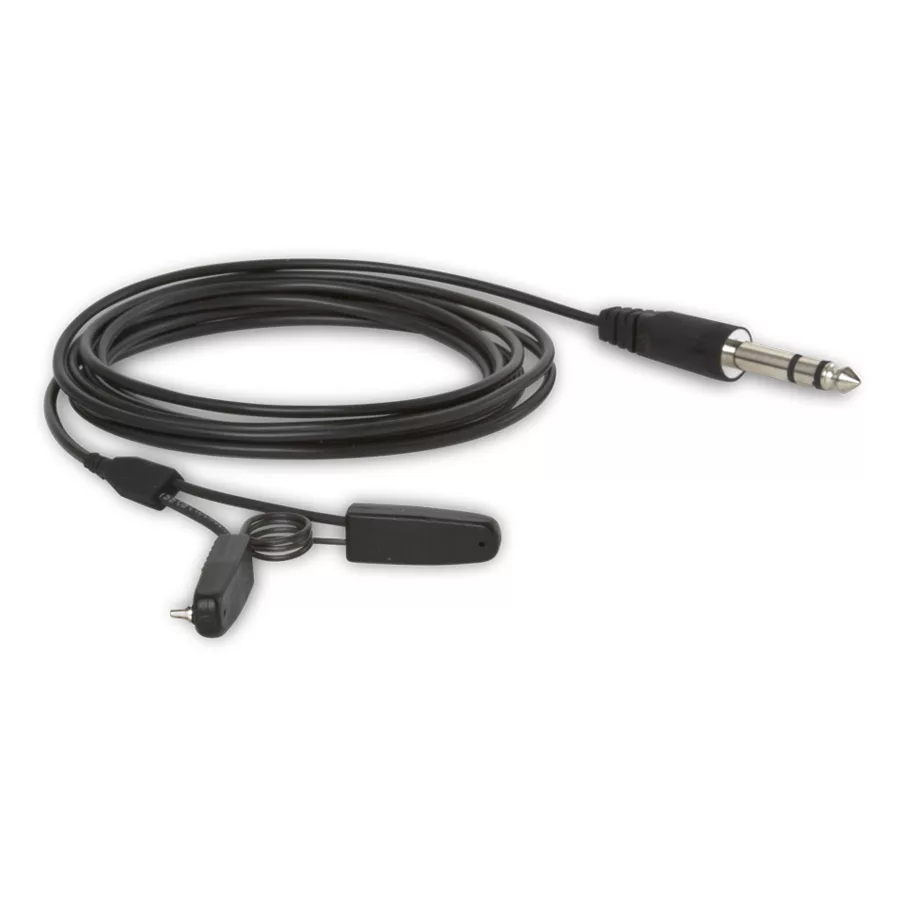Soft clipcord cable with jack plug