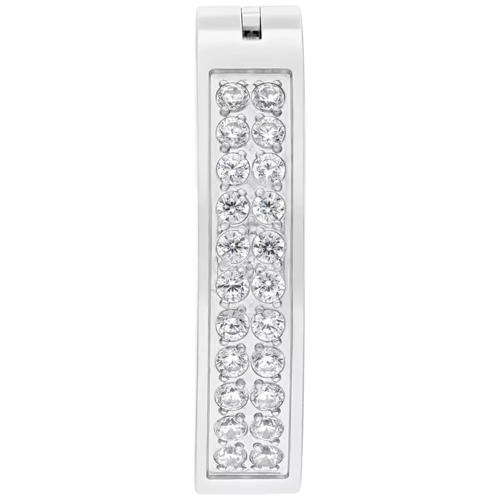 Double Crystal Belly Arch Clicker