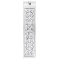 Double Crystal Belly Arch Clicker