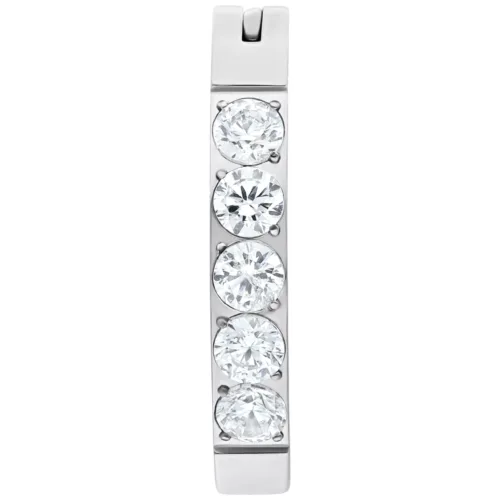 Round Crystal Belly Arch Clicker