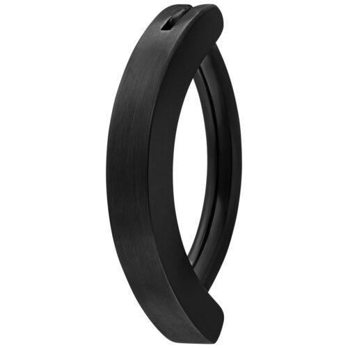Plain Belly Arch Clicker - Schwarz
