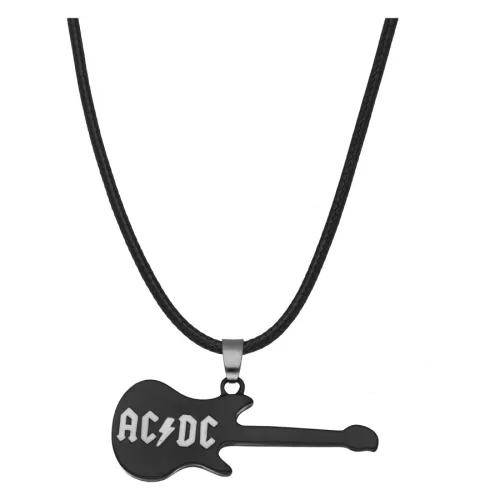 ACDC Highway to Hell Guitar Necklace