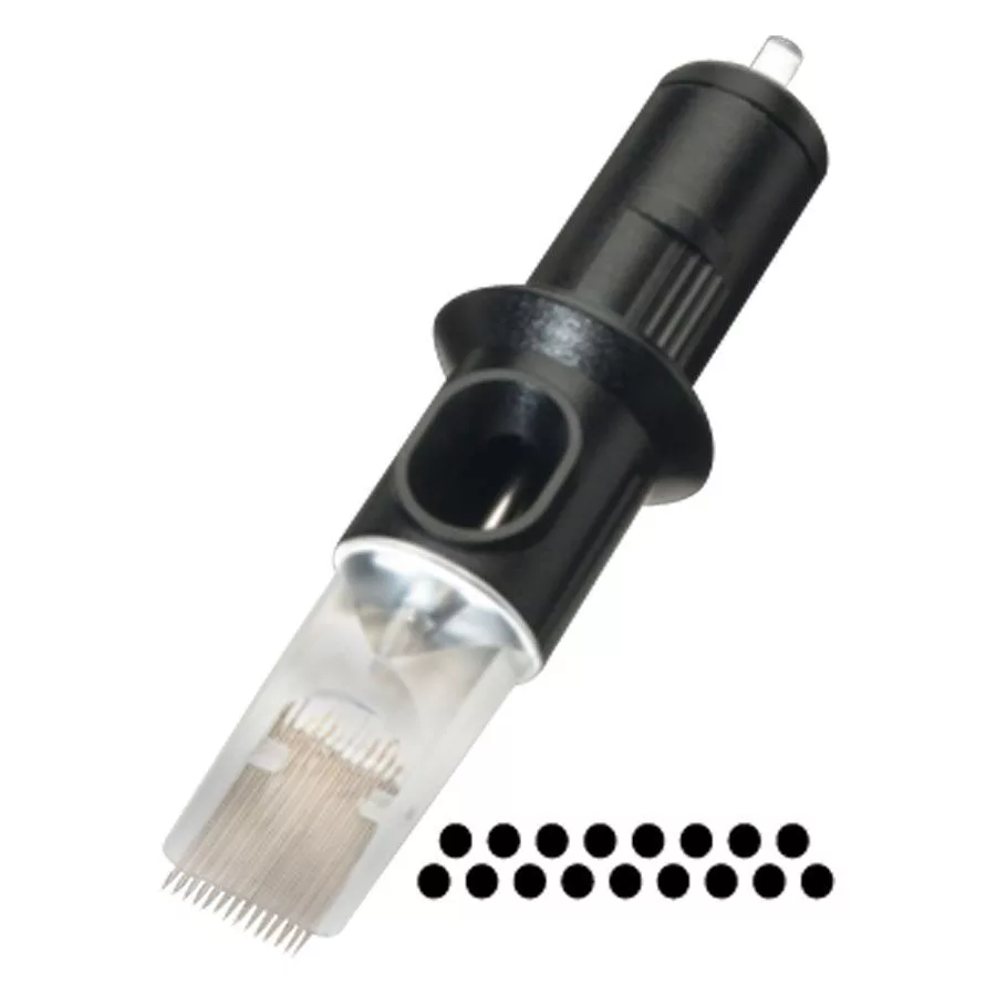 Cheyenne Magnum Nadelköpfe 10 Stk Schwarzer Cheyenne Magnum Nadelkopf auf weißem Hintergrund