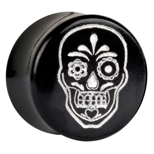 Mexican Skull on Horn Deluxe