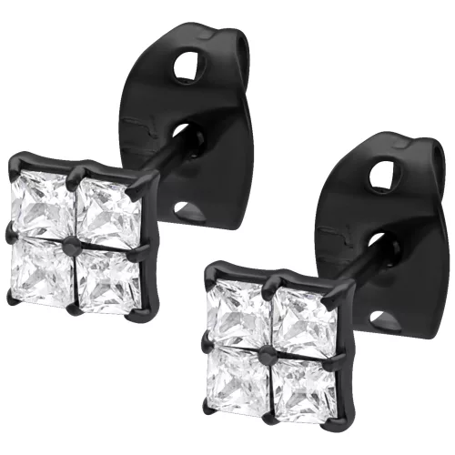 Crystal Square Earstuds