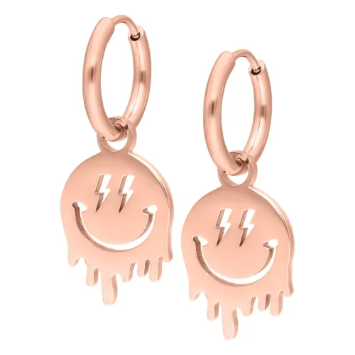 Little Smiley Hoops - Roségold