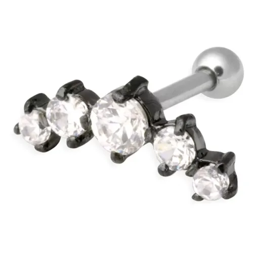 5 Crystals - Schwarz