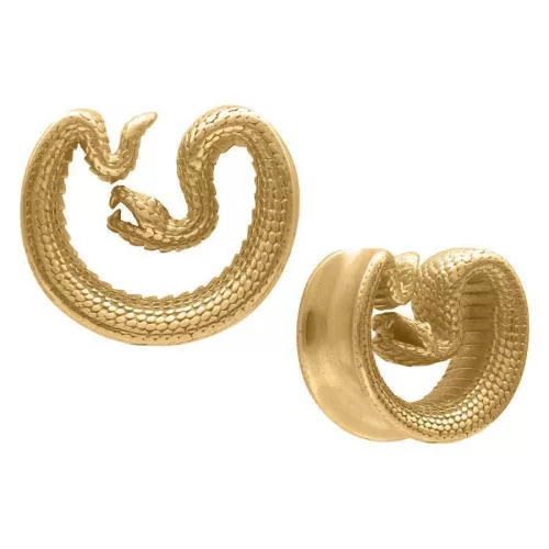 Ear Saddles Gold Snake