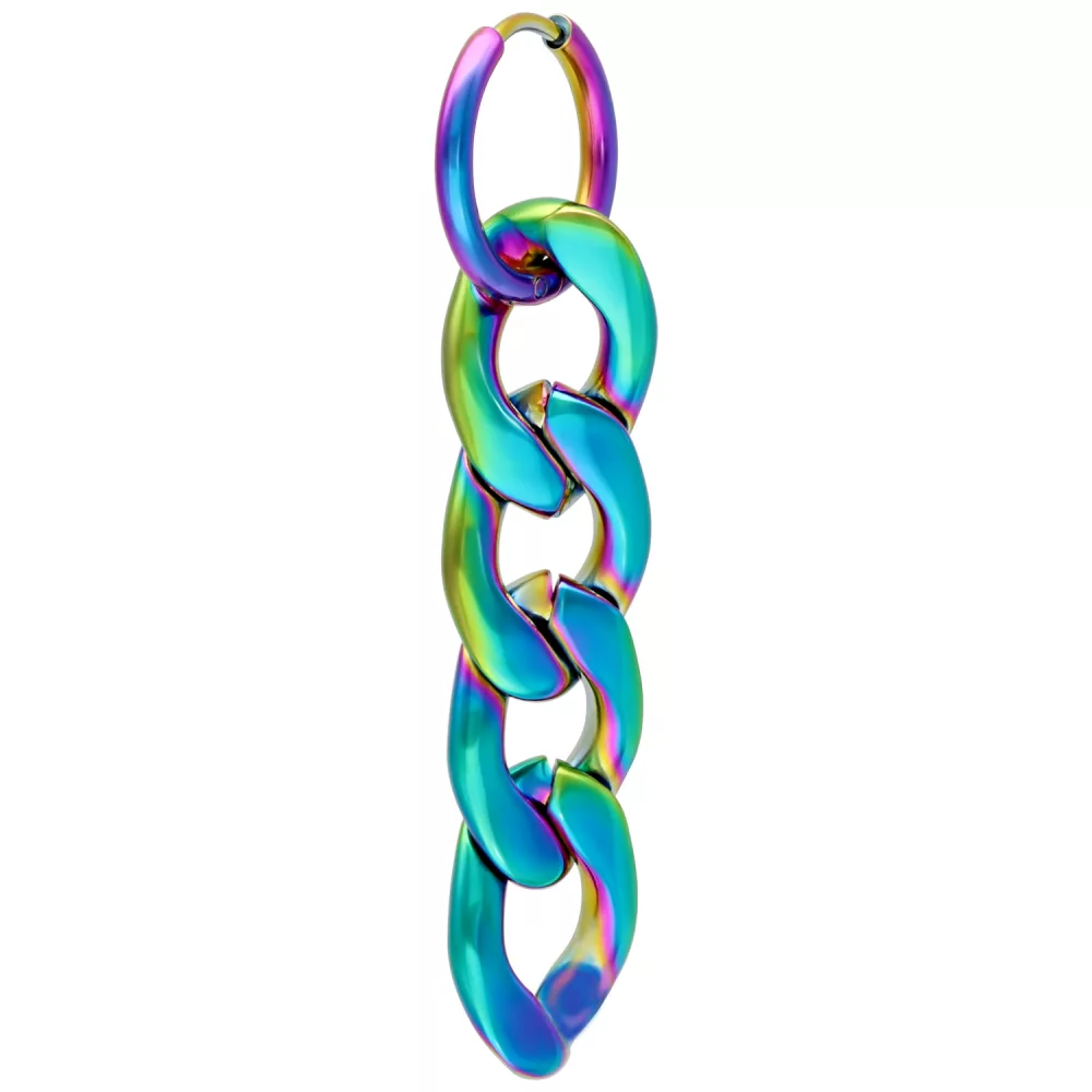 Little Anodised Chunky Hoops