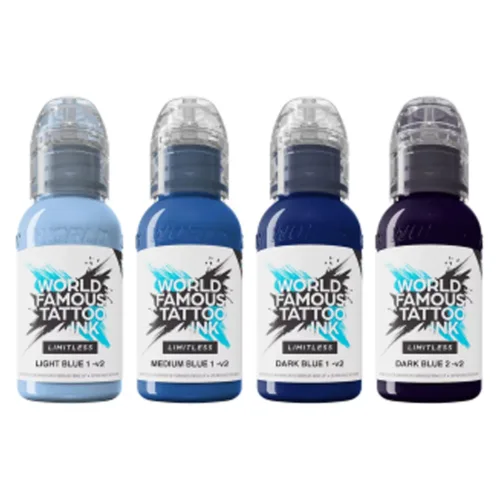 World Famous Ink - Shades Of Blue Collection Set 