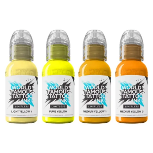 World Famous Ink - Shades Of Yellow Collection Set 
