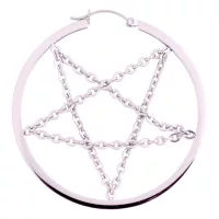 Pentagram Chain Hoops