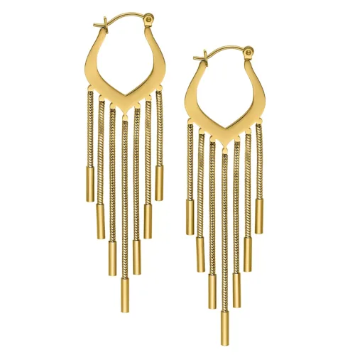 Snakechain Hoops 