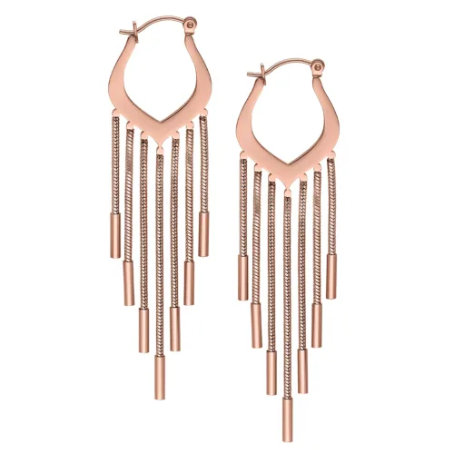 Snakechain Hoops 