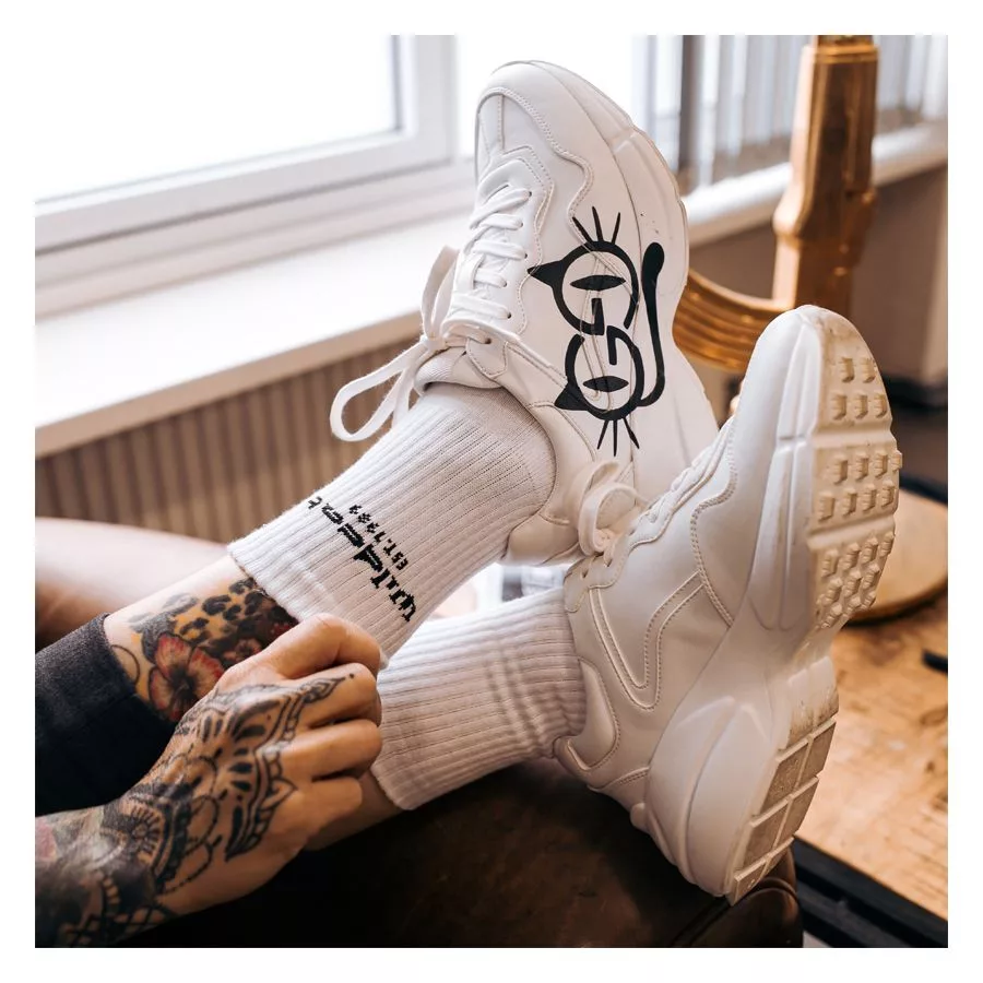 Wild Socks White