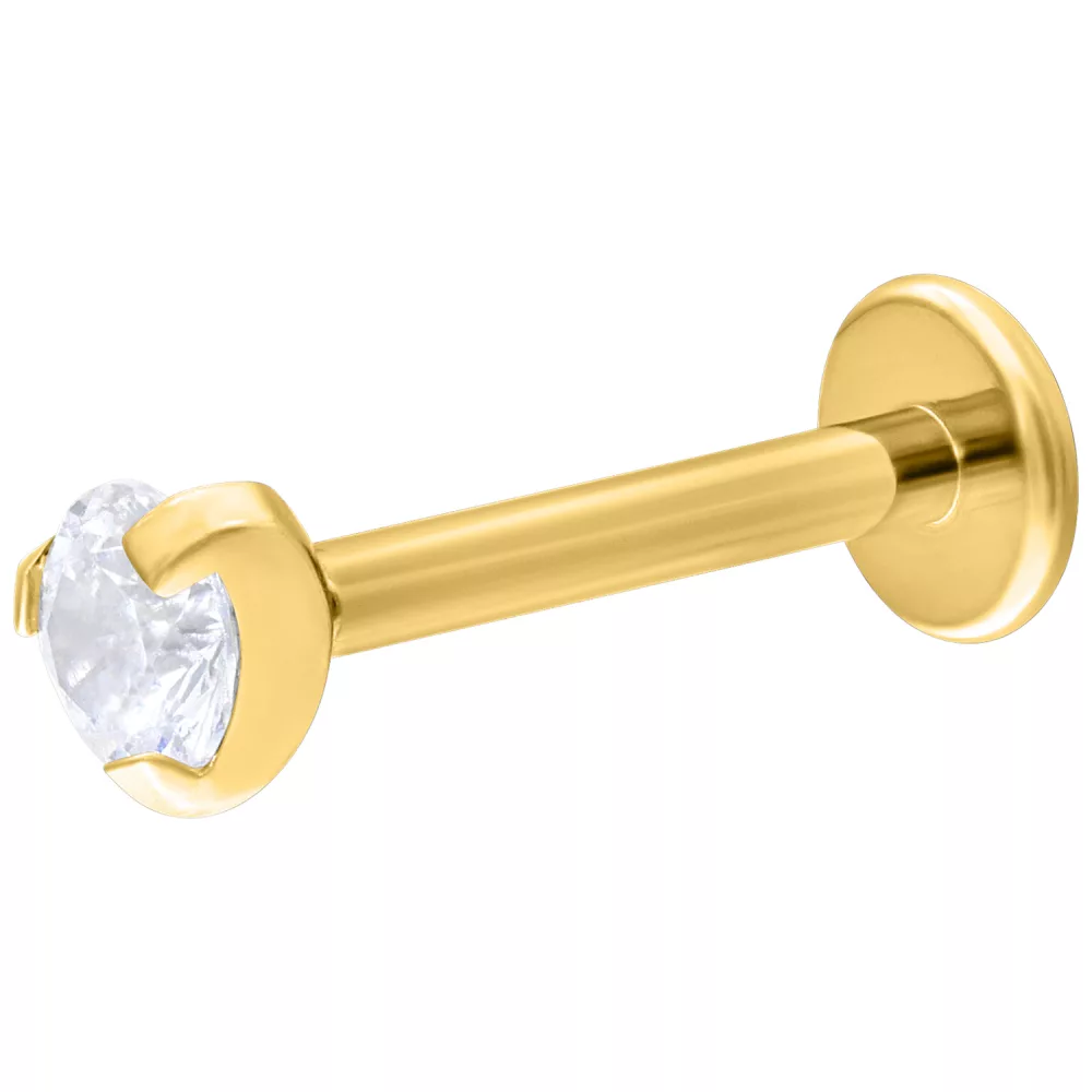 Single Crystal Push-Fit Labret