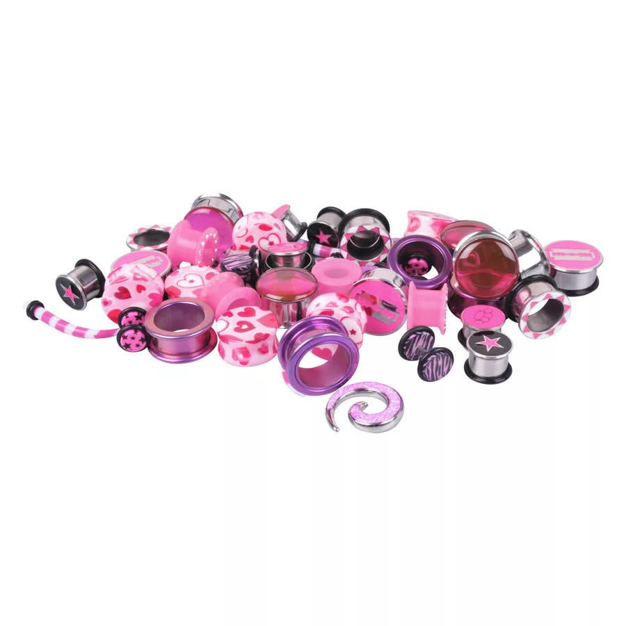 Wildcat® - Pink Earjewelry Set