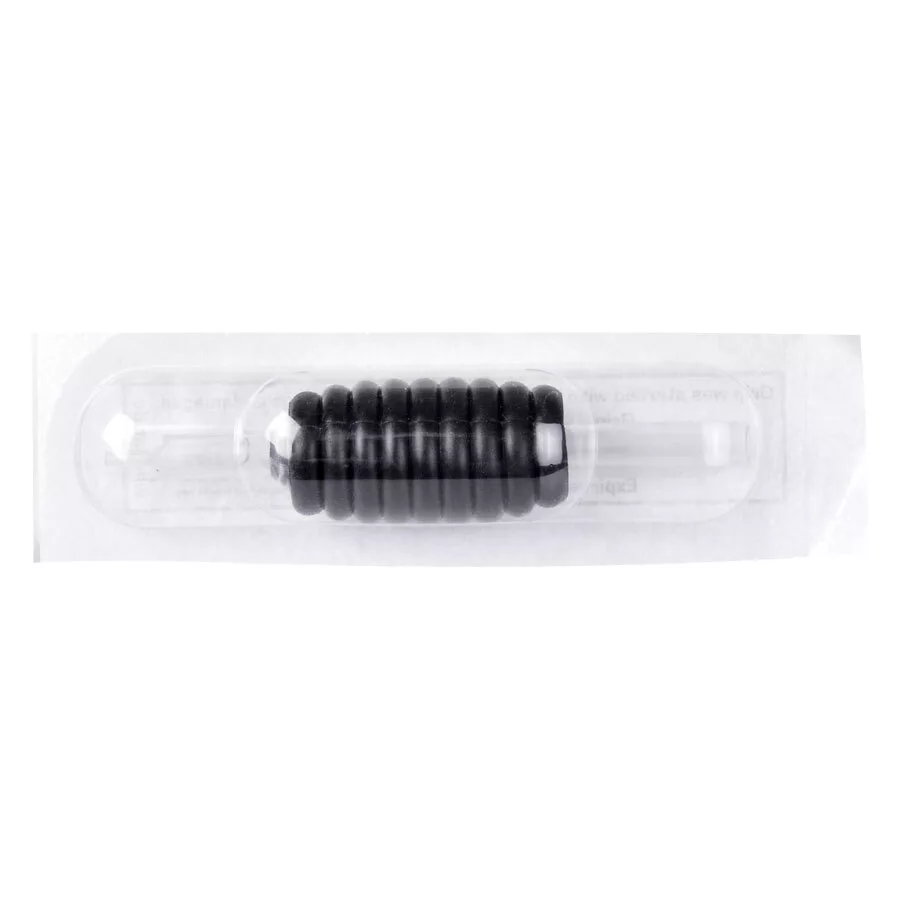 The Signature® - Disposable Clear Tip - Soft Knurled Rubber Grips Round Tube