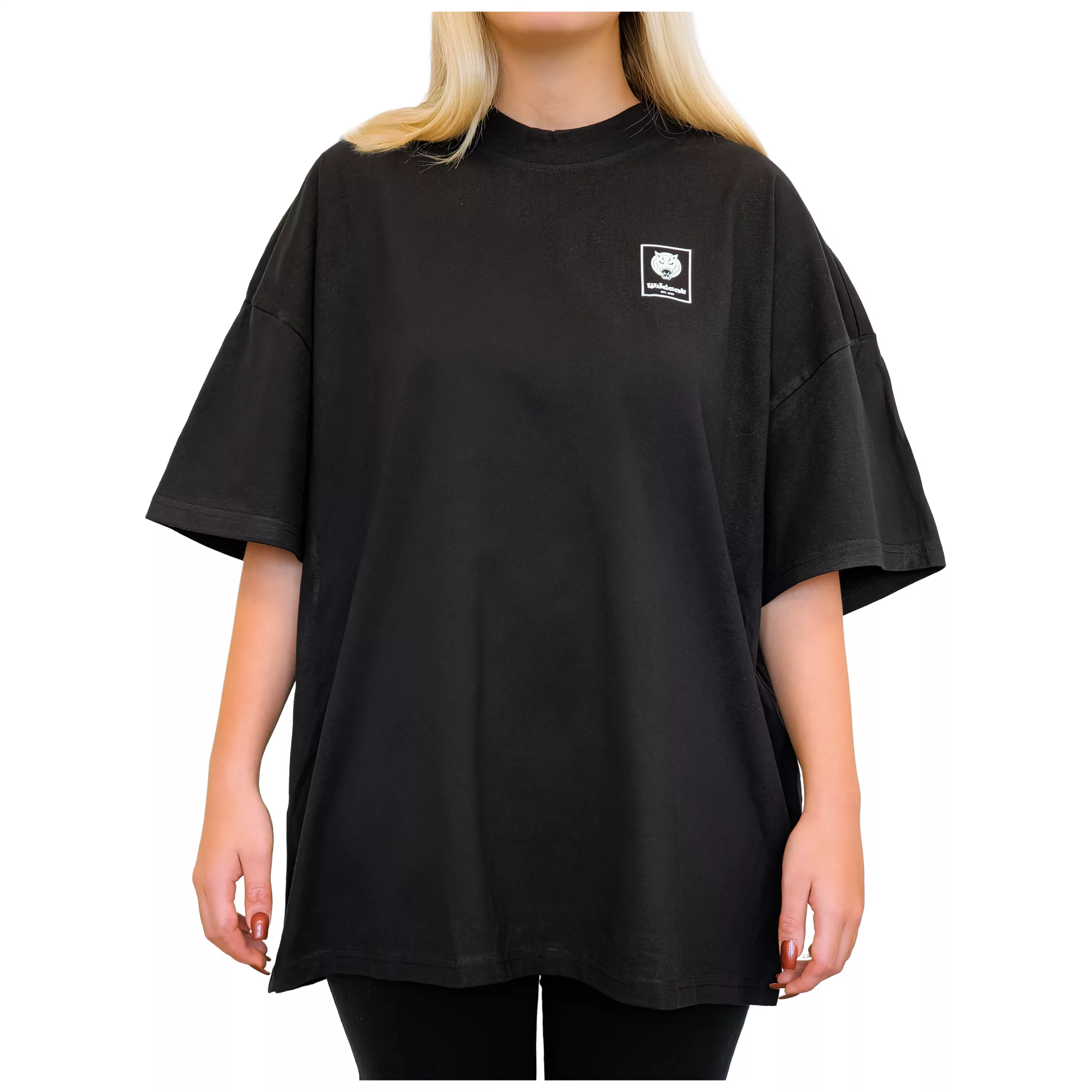 Oversized Mock Neck T-Shirt Oversized Mock Neck T-Shirt