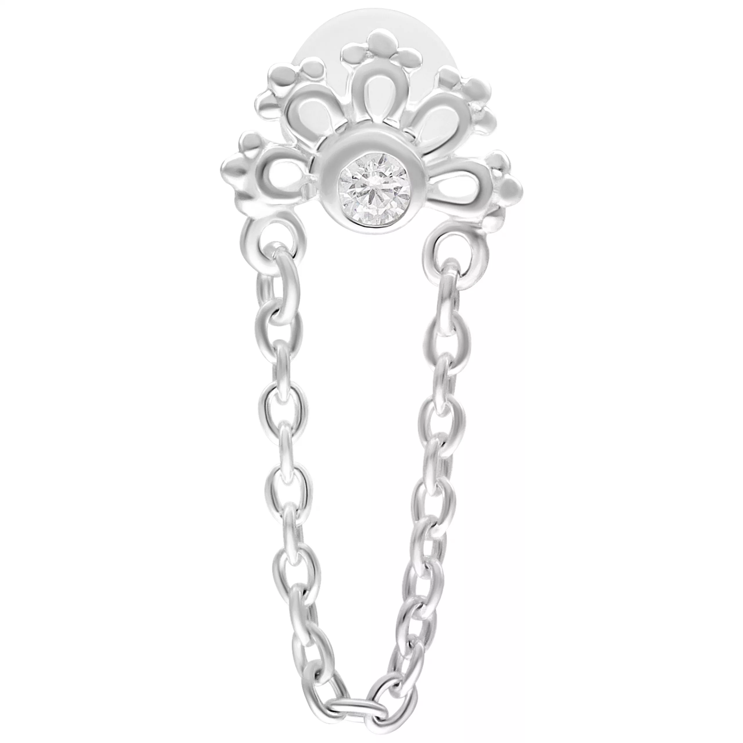 Crystal Sunrise Push Fit Labret