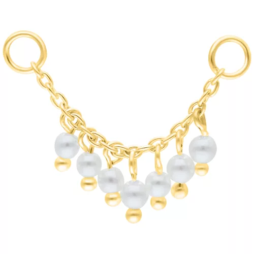 Little Pearls Piercing Connection Chain