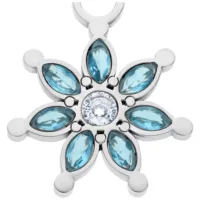 Little Moon Stone Flower Necklace