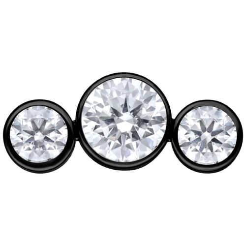 Push Fit 3 Crystal Bow Aufsatz - Schwarz