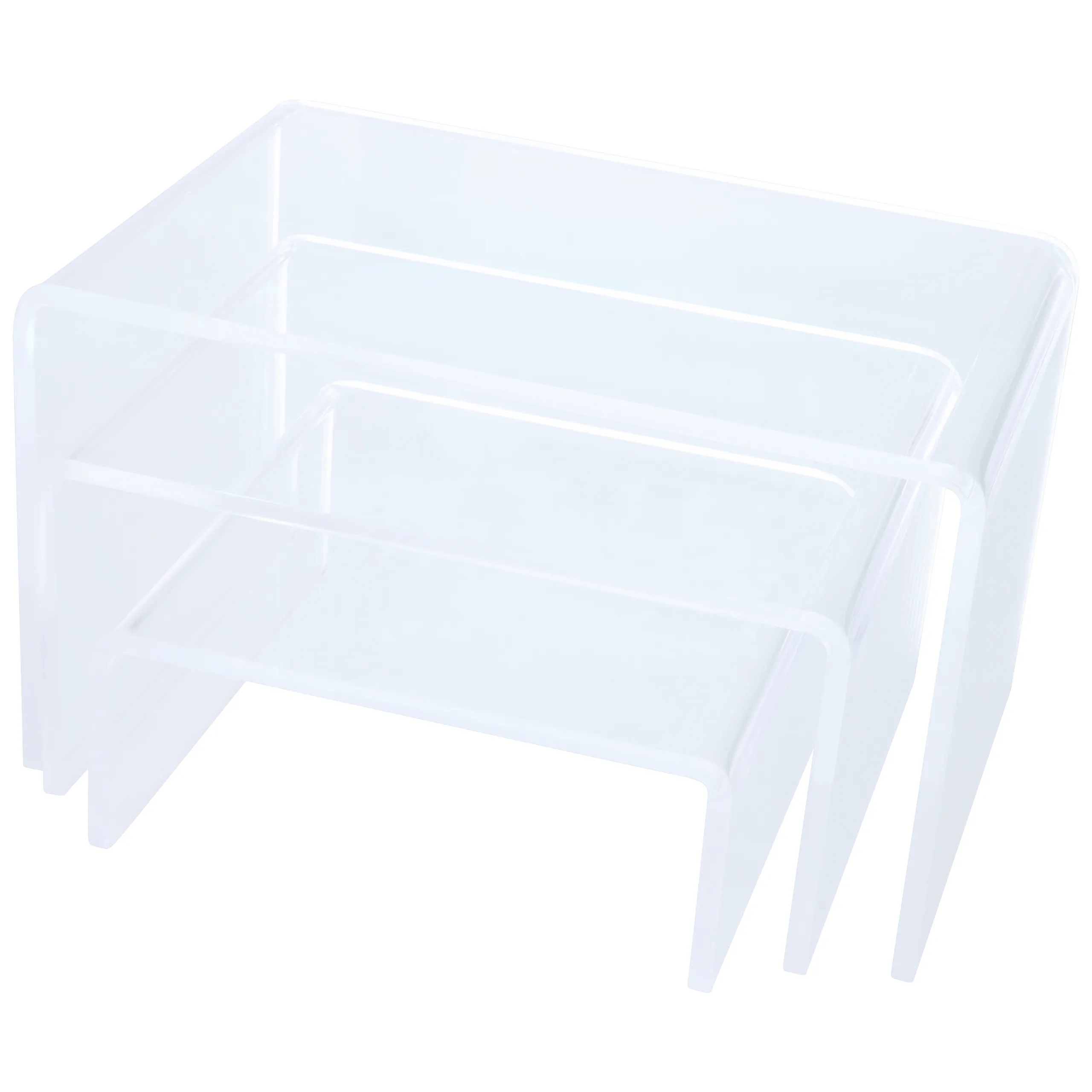 Schwarzer Acryl-Displayständer von Wildcat Schwarzer Acryl-Displayständer von Wildcat auf weißem Hintergrund