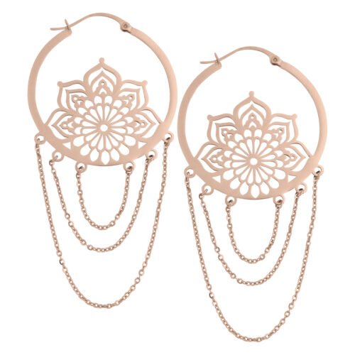 La Fleur Hoops - Roségold