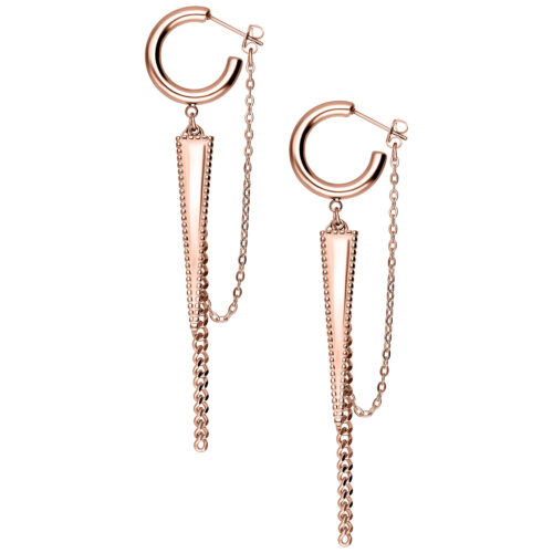 Little rockin´Triangle Earstuds - Roségold
