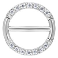 Pave Set Jewelled Nipple Clicker Pave Set Jewelled Nipple Clicker