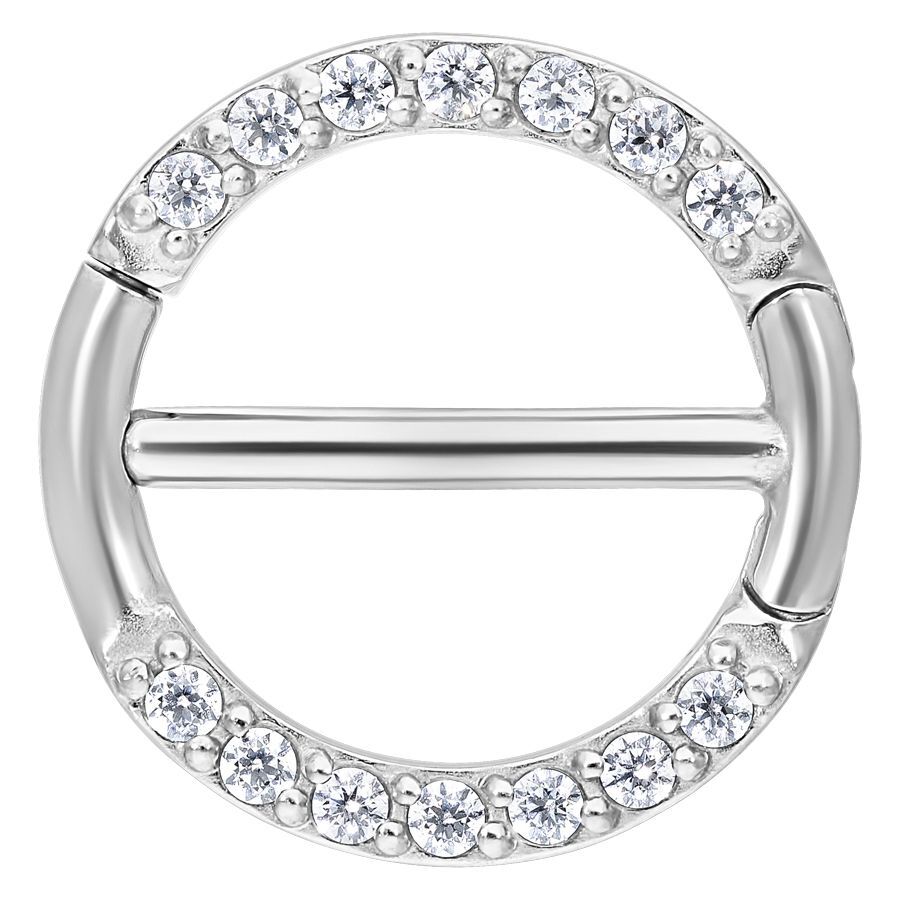 Pave Set Jewelled Nipple Clicker Pave Set Jewelled Nipple Clicker