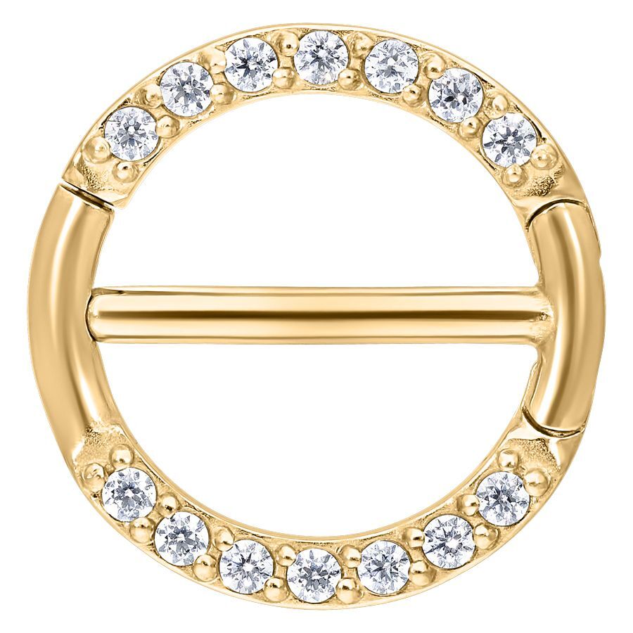 Pave Set Jewelled Nipple Clicker Pave Set Jewelled Nipple Clicker