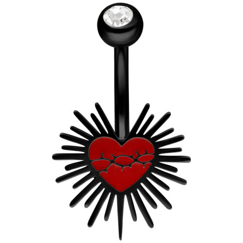 Sacred Heart Enamel Barbed Wire Bananabell