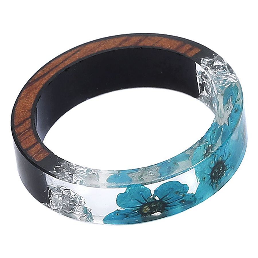 Baby Blue Flower Ring Baby Blue Flower Ring