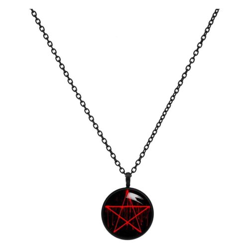 Bloody Pentagram Kette - Schwarz