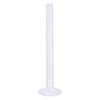 Transparenter PTFE Labret Stab von Wildcat auf weißem Hintergrund