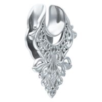 Ear Saddles Baroque Silver Ear Saddles Baroque Silver