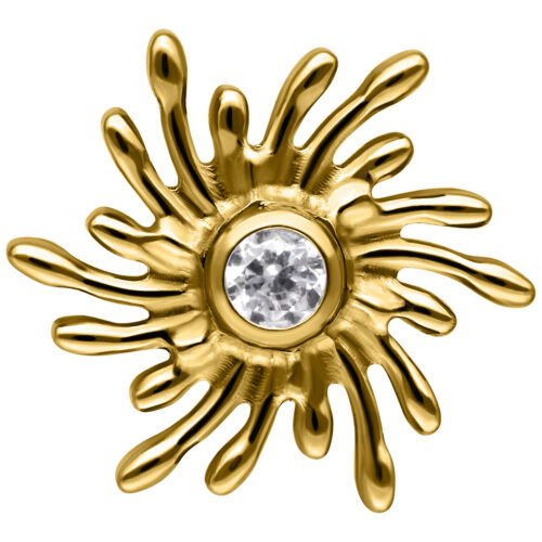 Push Fit Winter Sunburst Attachment - Gold