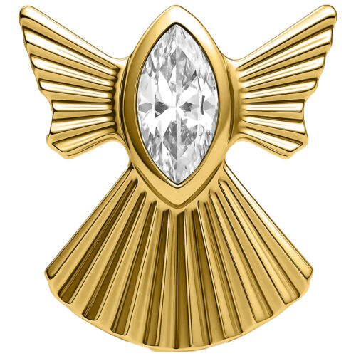 Push Fit Winter Snow Angel Attachment - Gold