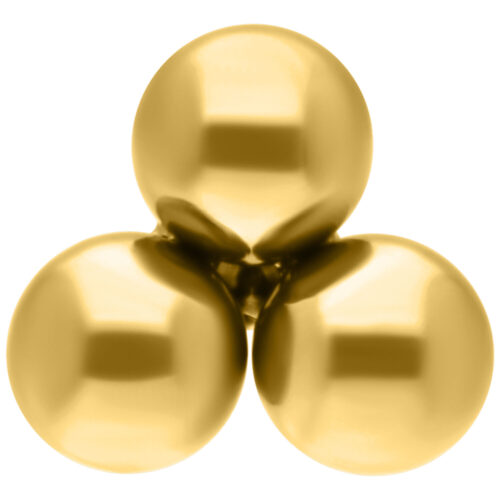 Push Fit Trinity Attachment - Gold