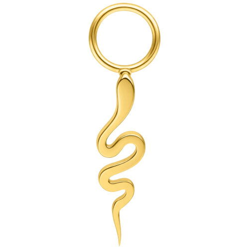 Snake Pendant - Gold