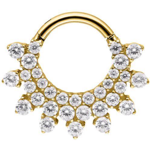 Divine Crystal Septum Clicker - Gold